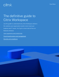The definitive guide to Citrix Workspace