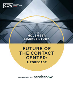 Future of the contact center: a forecast