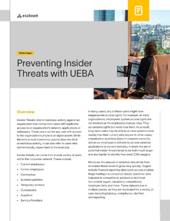 Preventing Insider Threats with UEBA