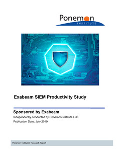 SIEM Productivity Report