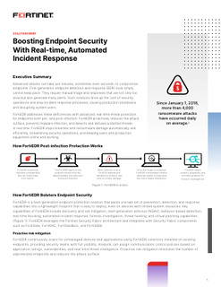 Boosting Endpoint Security with Real-Time, Automated Incident Response