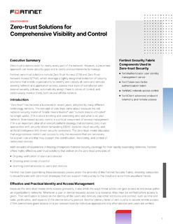 Zero-Trust Access for Comprehensive Visibility and Control