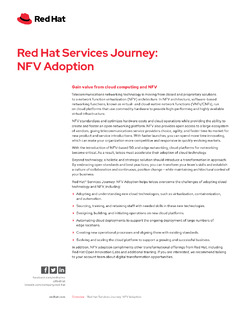 Red Hat Services Journey: NFV Adoption