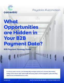 What Opportunities are Hidden in Your B2B Payment Data?