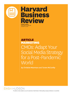 CMO’s Adapt Your Social Media Strategy for a Post-Pandemic World