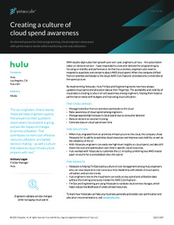 Creating a Culture of Cloud Spend Awareness