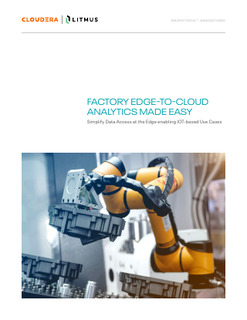Factory Edge-to-Cloud Analytics Made Easy
