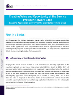 Enabling Application Delivery in the Distributed Hybrid Cloud