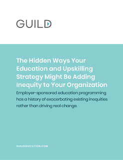 The Hidden Ways Your Education and Upskilling Strategy Might Be Adding Inequity to Your Organization