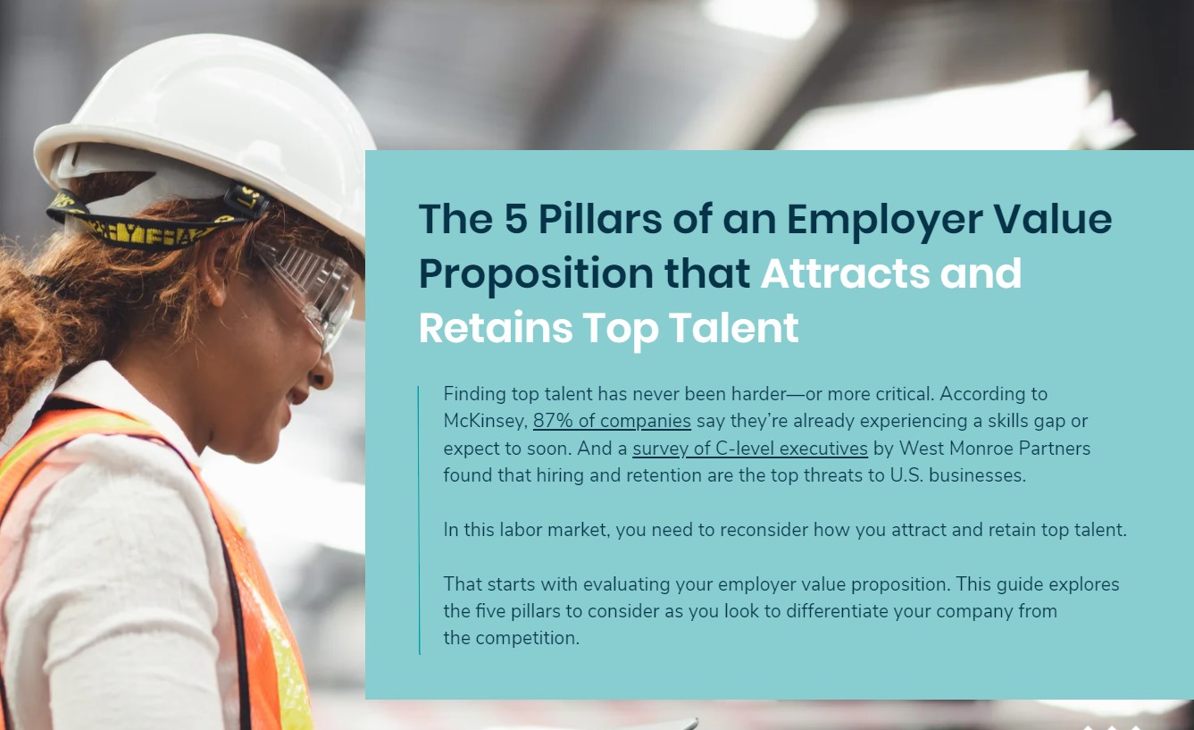 The 5 Pillars of an Employer Value Proposition that Attracts and Retains Top Talent