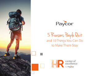 5 Reasons People Quit, 10 Ways to Make Them Stay