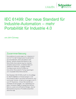 Der neue Standard für Industrie-Automation – mehr Portabilität für Industrie 4.0