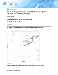 IDC MarketScape Report: Citrix named a leader in UEM for 2021