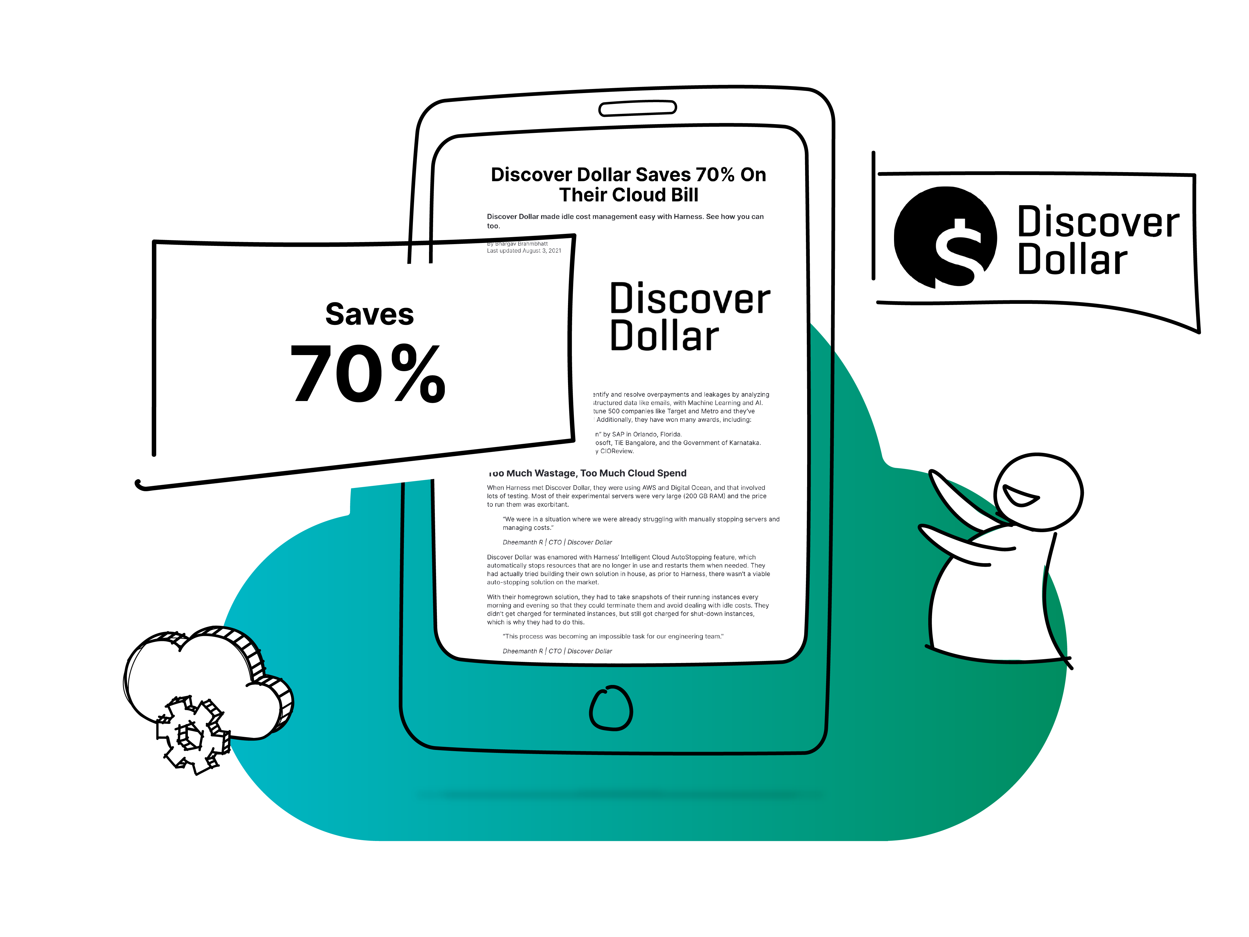 Discover Dollar Saves 70% On Their Cloud Bill