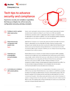 Tech Tips to Advance Security and Compliance
