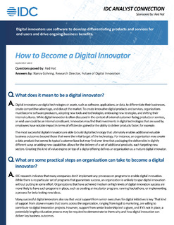 How to Become a Digital Innovator