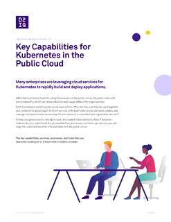 Key Capabilities for Kubernetes in the Public Cloud