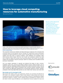How to leverage cloud computing resources for automotive manufacturing