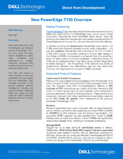 Direct from Development – PowerEdge T150 Overview