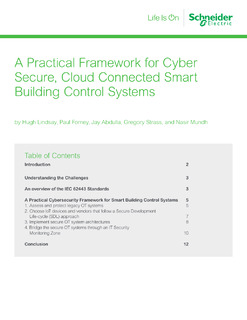 A Practical Framework for Cyber Secure, Cloud Connected Smart Building Control Systems