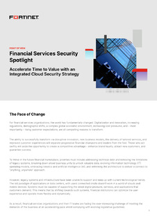 Financial Services Security Spotlight