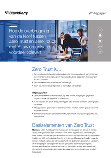 De overbrugging van de kloof tussen Zero Trust en Zero Touch