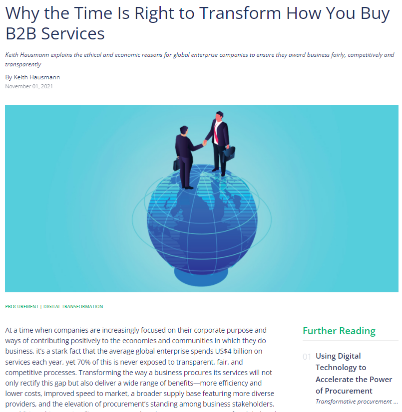 Transform How You Buy B2B Services: An Ethical and Inclusive Approach