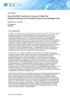 Neue Dell EMC PowerStore-Lösung mit Speicherfunktionen der Enterprise-Klasse zum Midrange-Preis