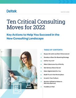 Ten Critical Consulting Moves for 2022