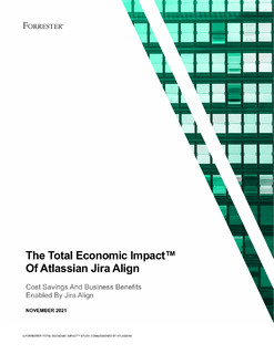The Total Economic Impact™ Of Atlassian Jira Align