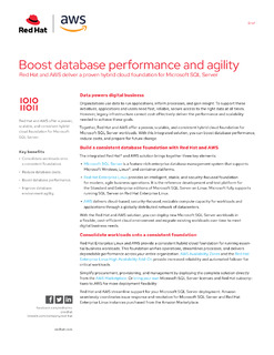 Boost Database Performance and Agility