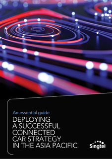 Deploying a successful connected car strategy in the Asia Pacific: An essential guide