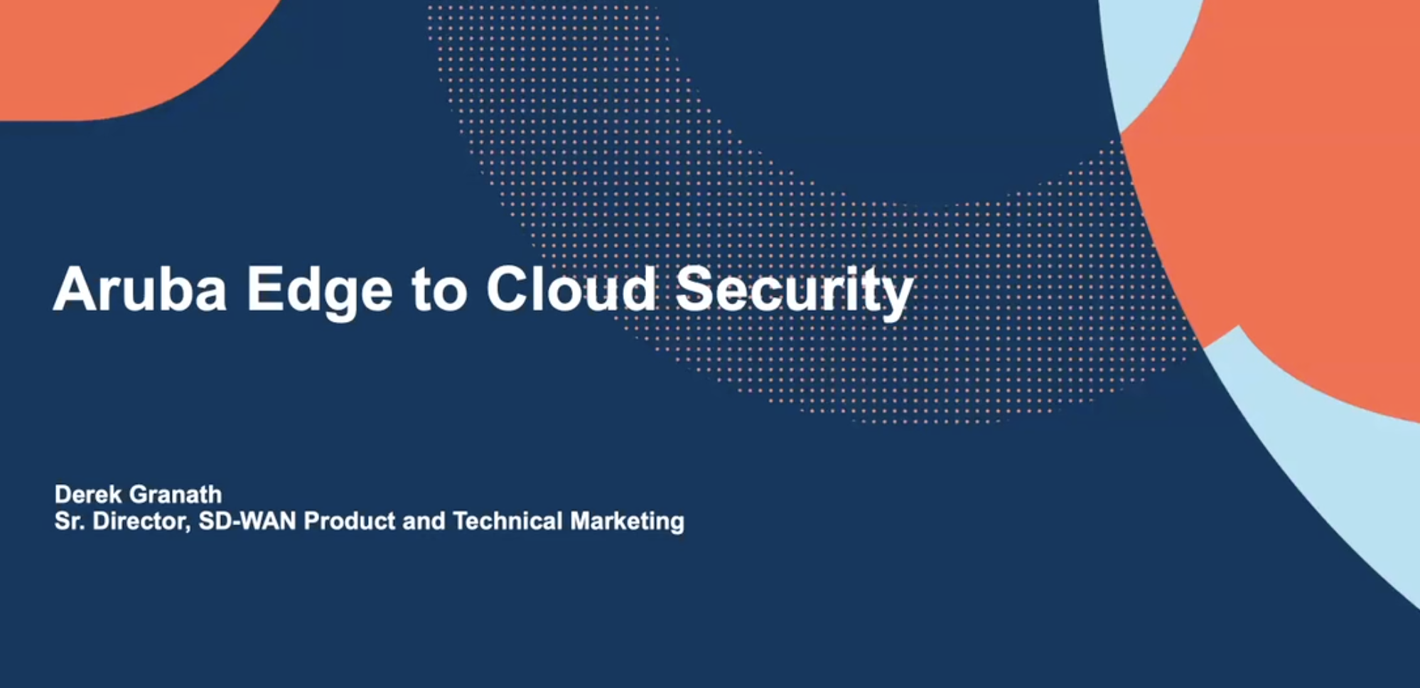 Aruba Edge to Cloud Security: On Demand