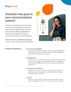 Checklist: How Good is Your Communications System?
