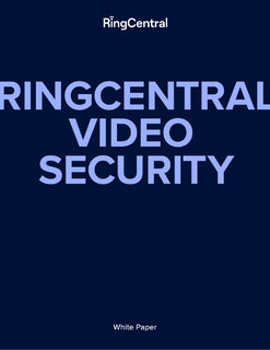 RingCentral Video Security