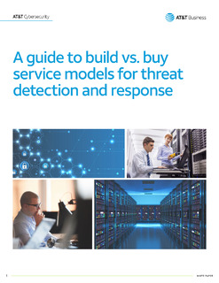 A Guide To Build Vs. Buy Service Models For Threat Detection And Response