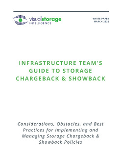 Infrastructure Team’s Guide to Storage Chargeback & Showback