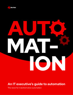 Automation: An IT Executive’s Guide to Automation