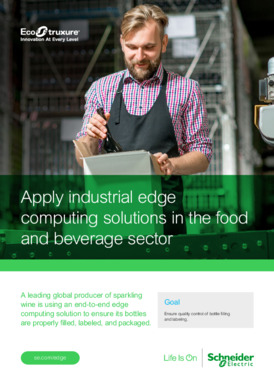 Apply industrial edge computing solutions in the food and beverage sector