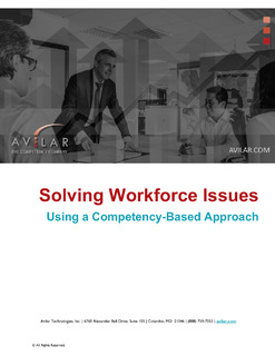 Solving Workforce Issues Using a Competency-Based Approach