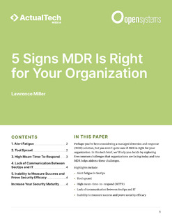 5 Signs MDR Is Right for Your Organization