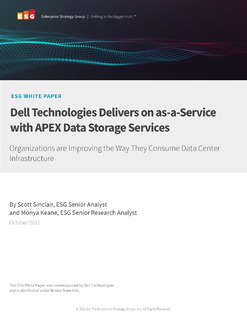 Dell Technologies Delivers on as-a-Service with APEX Data Storage Services