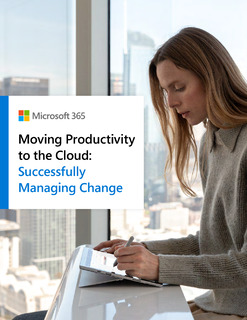 Moving Productivity to the Cloud: Successfully Managing Change