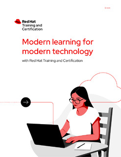 Modern Learning for Modern Technology with Red Hat Training and Certification