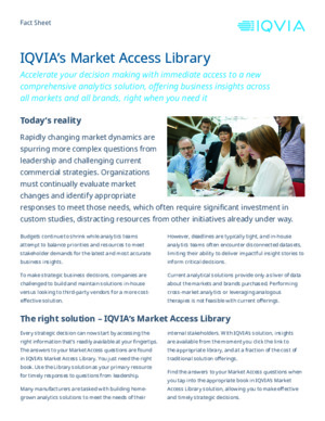 IQVIA’s Market Access Library