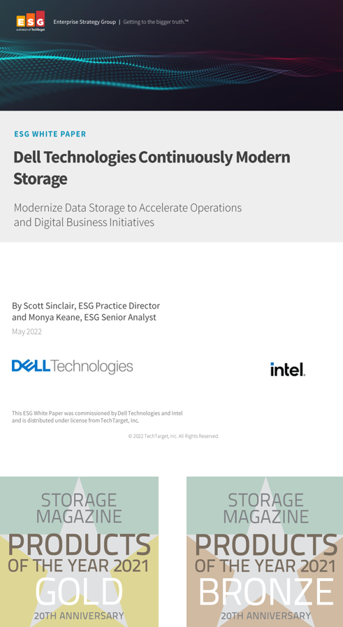 Dell Technologies Continuously Modern Storage