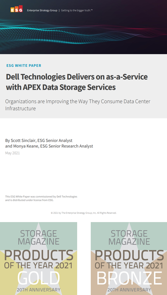 Dell Technologies Delivers on-as-a-Service with APEX Data Storage Services
