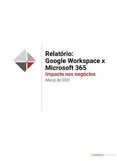 Relatório: Google Workspace vs. Microsoft 365