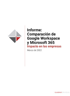 Informe: Google Workspace vs. Microsoft 365