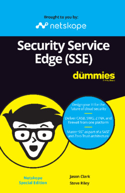 Security Service Edge SSE For Dummies